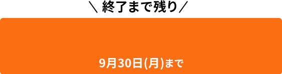 終了まであと 2024年12月31日（火）まで