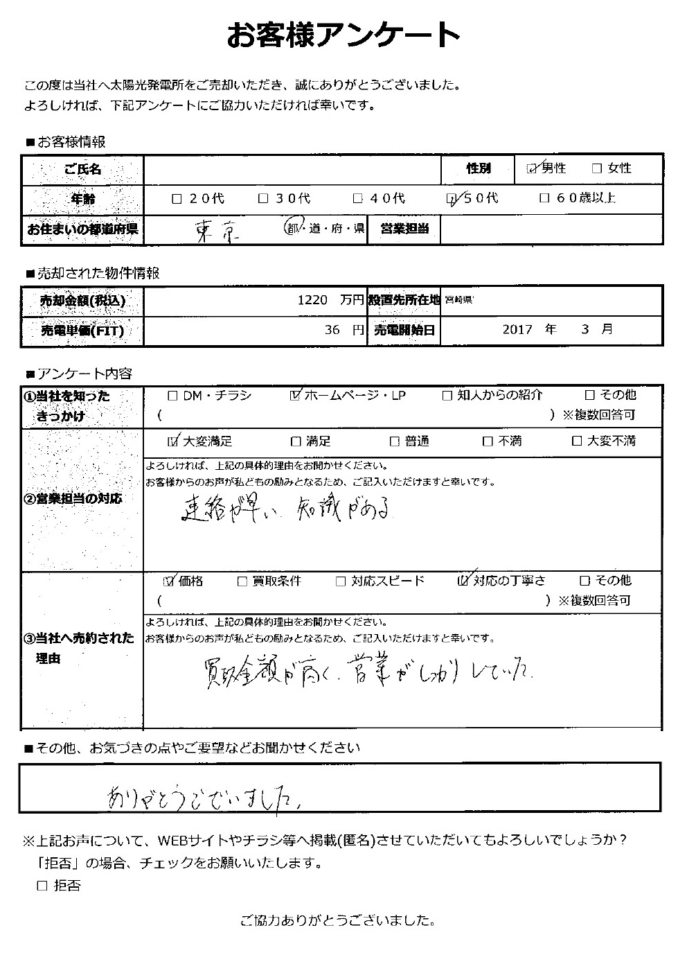 東京都M様