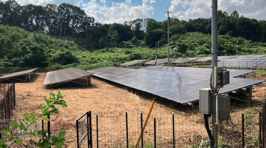 グッド・エナジーが所有するCIS太陽電池の発電所