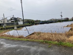 山口県Ｋ様の太陽光発電所を買取しました！